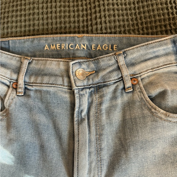 American Eagle wide Leg Jean 4 Short - Picture 3 of 5